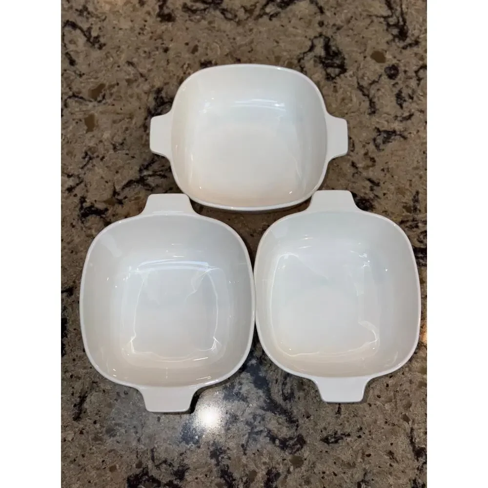 Vintage CorningWare Blue Cornflower Petite Casserole Set W/ Pyrex Lids